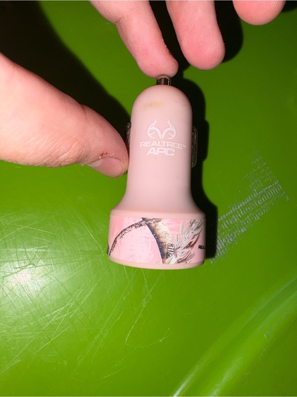 Realtree APC Pink Camouflage Car Charger